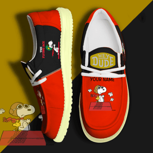 Tubopro Snoopy Personalized Hey Dude Shoes For Men And Women