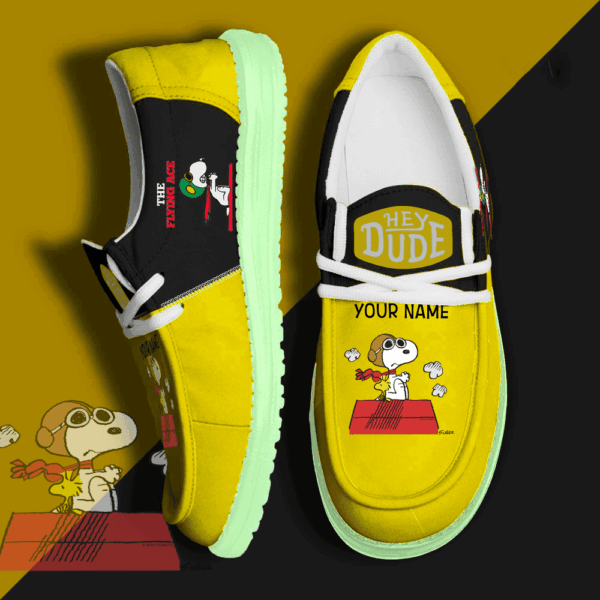 Tubopro Snoopy Personalized Hey Dude Shoes For Men And Women