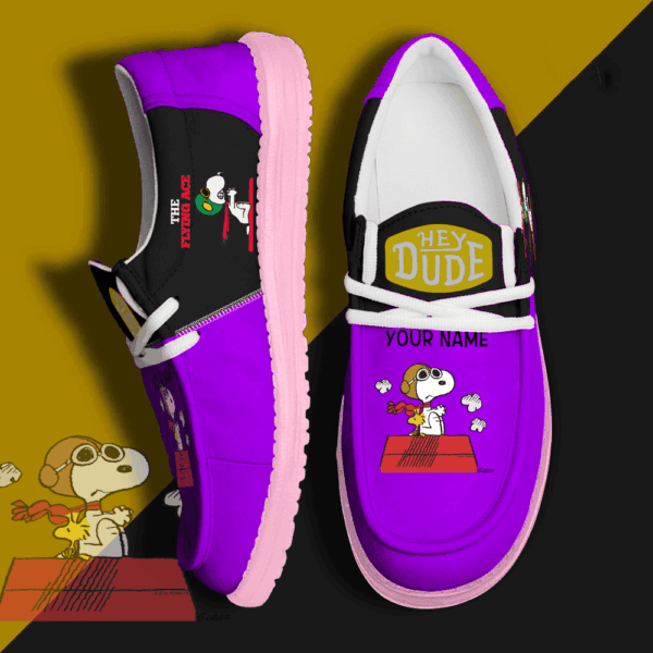 Tubopro Snoopy Personalized Hey Dude Shoes For Men And Women