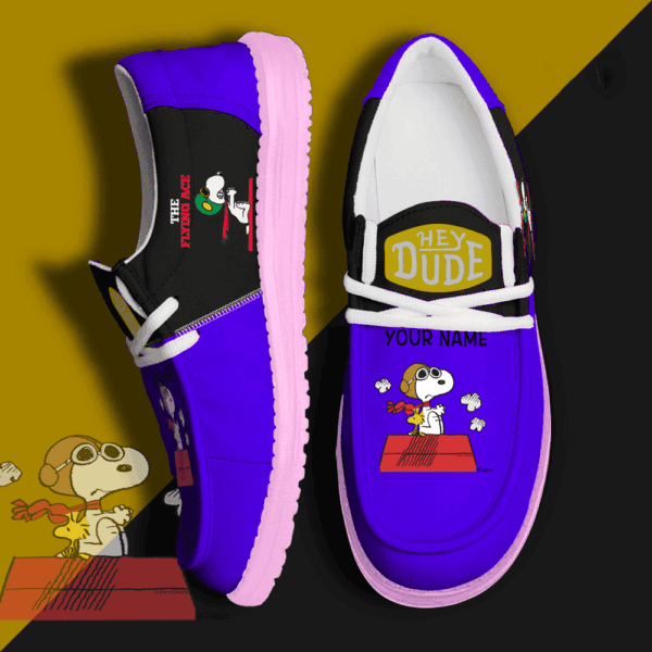 Tubopro Snoopy Personalized Hey Dude Shoes For Men And Women