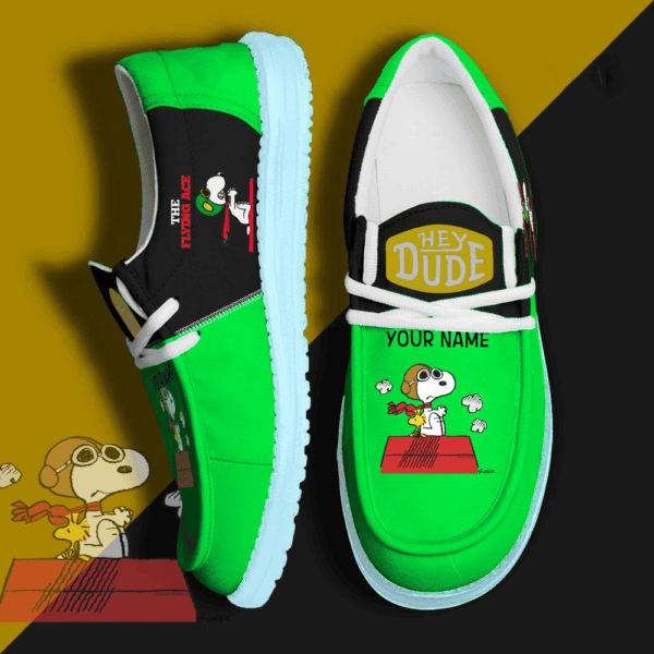 Tubopro Snoopy Personalized Hey Dude Shoes For Men And Women