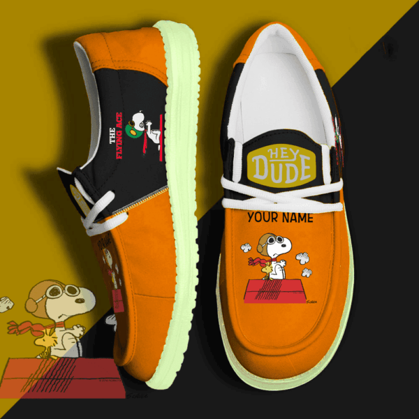 Tubopro Snoopy Personalized Hey Dude Shoes For Men And Women