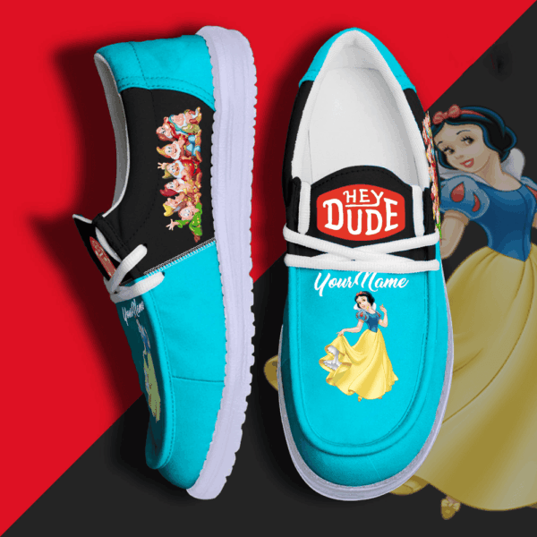 Tubopro Snow White Personalized Hey Dude Shoes For Men And Women