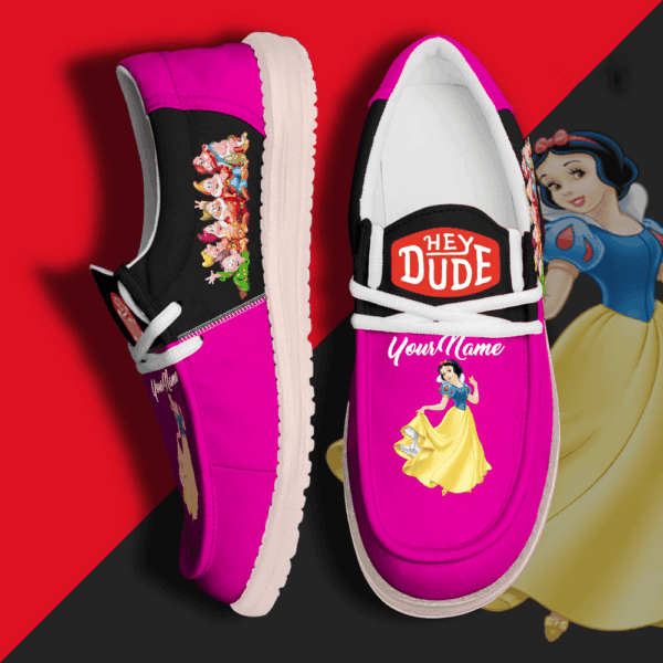 Tubopro Snow White Personalized Hey Dude Shoes For Men And Women