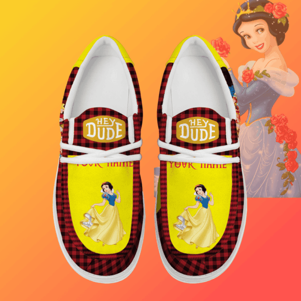 Tubopro Snow White Personalized Hey Dude Shoes For Men And Women - Image 4