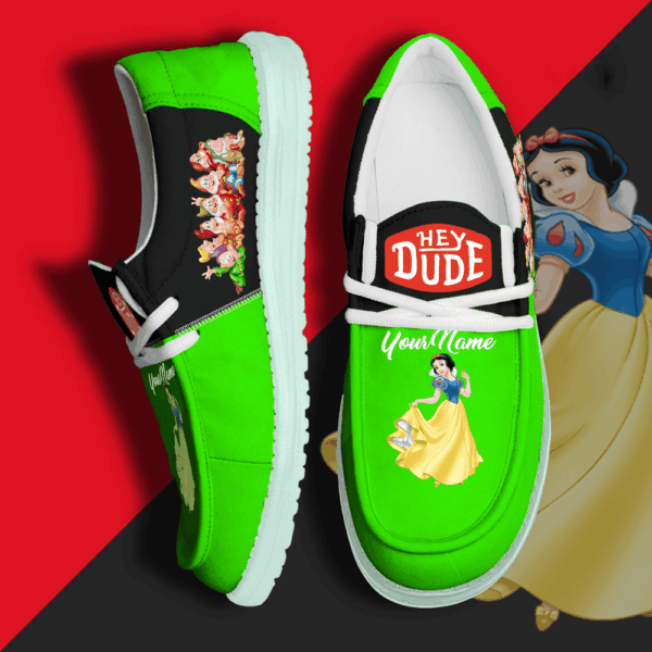 Tubopro Snow White Personalized Hey Dude Shoes For Men And Women