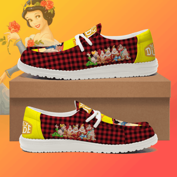 Tubopro Snow White Personalized Hey Dude Shoes For Men And Women - Image 4