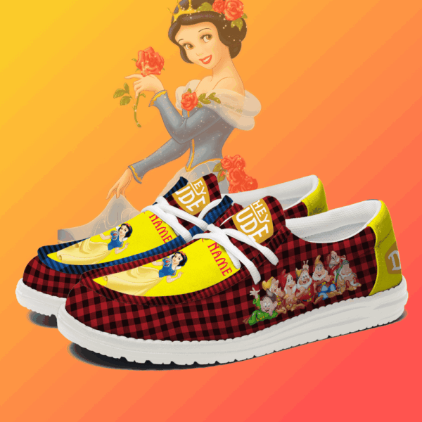 Tubopro Snow White Personalized Hey Dude Shoes For Men And Women