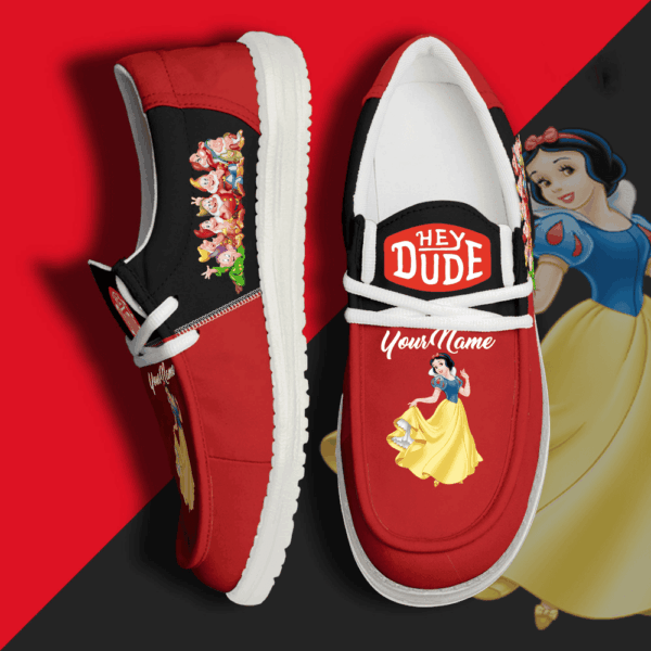 Tubopro Snow White Personalized Hey Dude Shoes For Men And Women