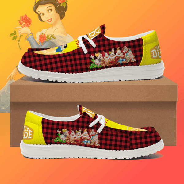 Tubopro Snow White Personalized Hey Dude Shoes For Men And Women - Image 2
