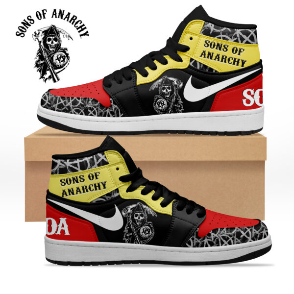 Tubopro Sons of Anarchy AJ1 High Sneakers Shoes For Men And Women