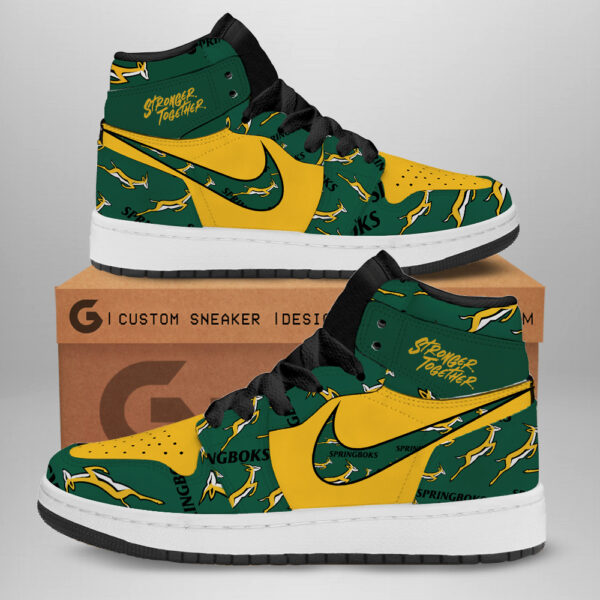 Tubopro South Africa National AJ1 High Sneakers Shoes For Men And Women