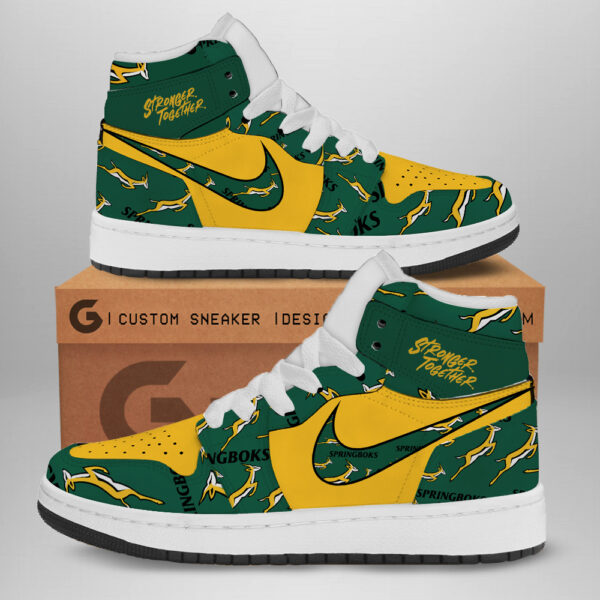 Tubopro South Africa National AJ1 High Sneakers Shoes For Men And Women