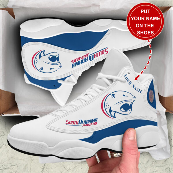 Tubopro South Alabama Jaguars AJ13 Sneakers Shoes For Men And Women
