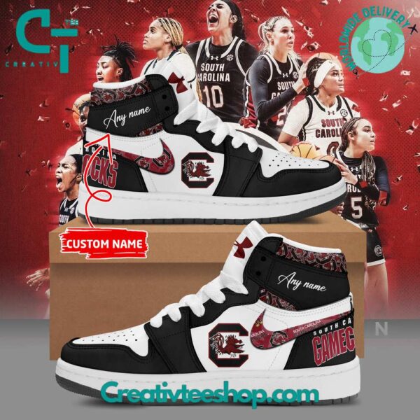 Tubopro South Carolina Gamecocks AJ1 High Sneakers Shoes For Men And Women