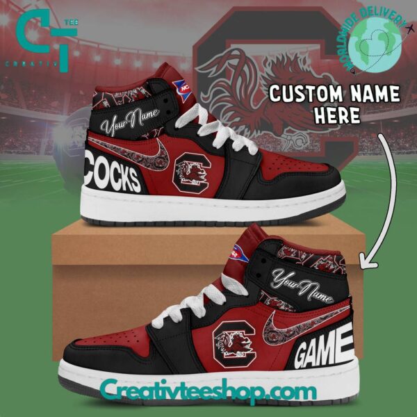 Tubopro South Carolina Gamecocks AJ1 High Sneakers Shoes For Men And Women