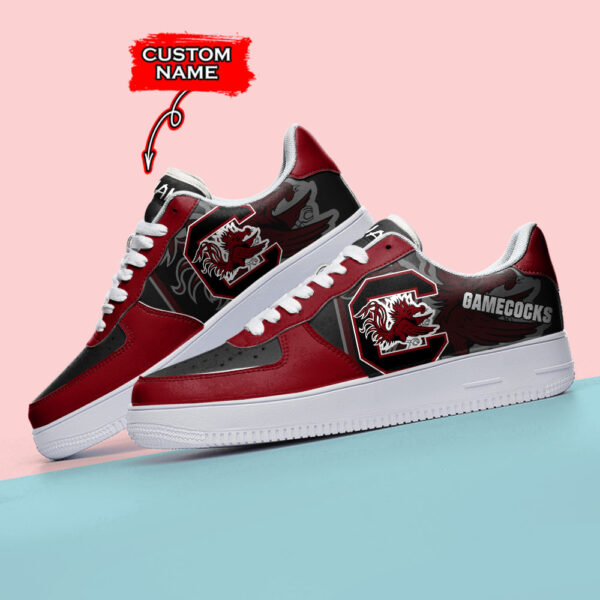 Tubopro South Carolina Gamecocks NCAA Air Low-Top Sneakers Shoes For Men And Women - Image 3