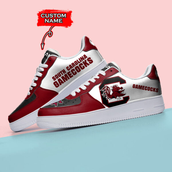Tubopro South Carolina Gamecocks NCAA Air Low-Top Sneakers Shoes For Men And Women - Image 3