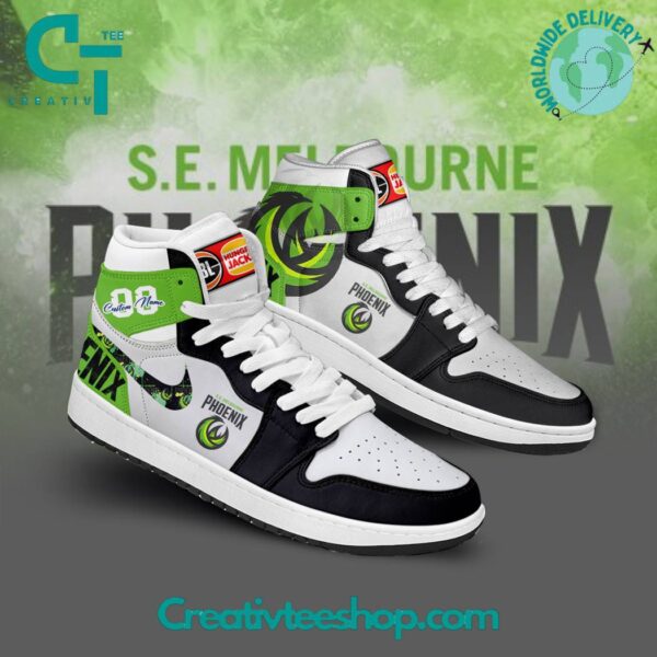 Tubopro South East Melbourne Phoenix AJ1 High Sneakers Shoes For Men And Women - Image 2