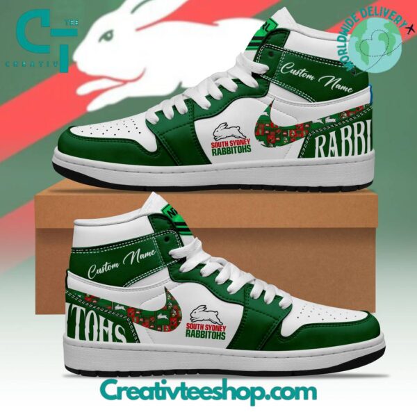 Tubopro South Sydney Rabbitohs AJ1 High Sneakers Shoes For Men And Women