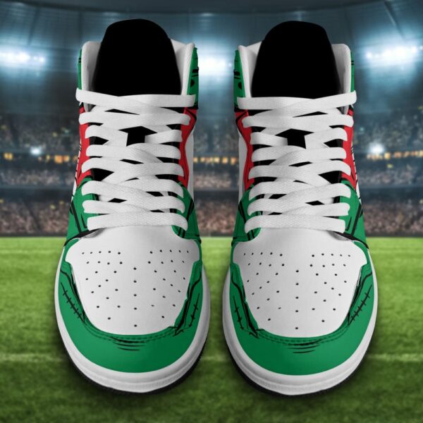 Tubopro South Sydney Rabbitohs AJ1 High Sneakers Shoes For Men And Women - Image 2