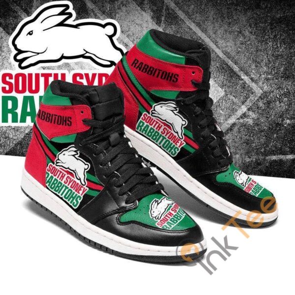 Tubopro South Sydney Rabbitohs NRL AJ1 High Sneakers Shoes For Men And Women