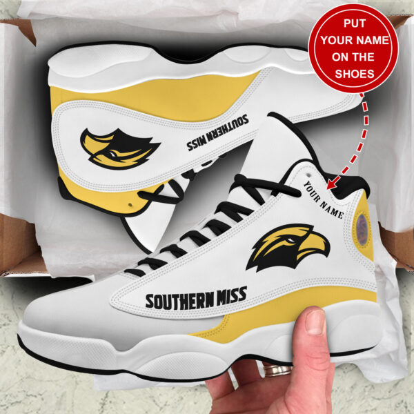 Tubopro Southern Miss Golden Eagles AJ13 Sneakers Shoes For Men And Women