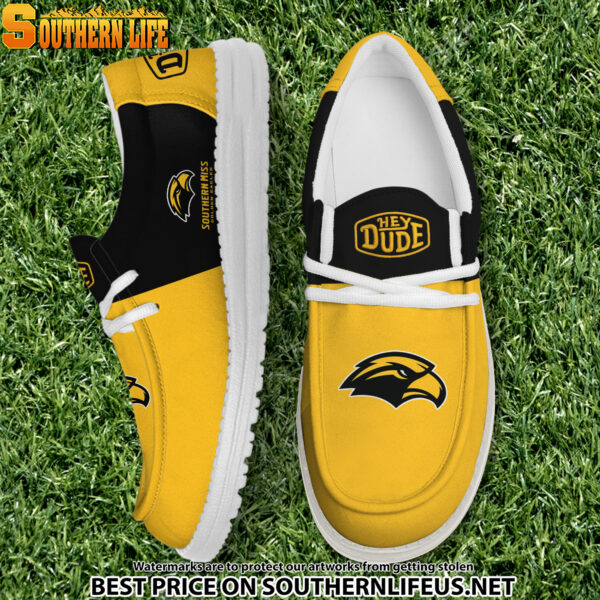 Tubopro Southern Miss Golden Eagles Personalized Hey Dude Shoes For Men And Women