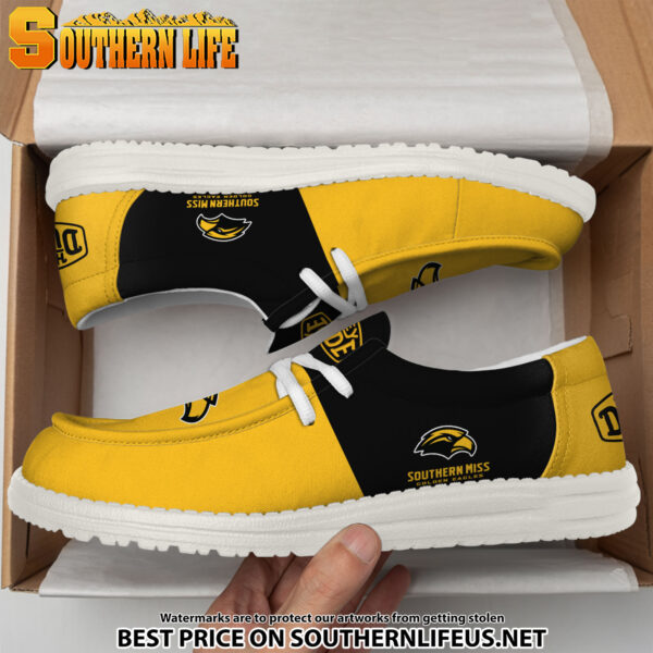 Tubopro Southern Miss Golden Eagles Personalized Hey Dude Shoes For Men And Women - Image 3