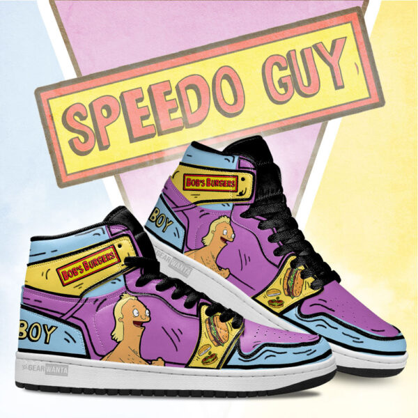 Tubopro Speedy Boy Bobs Burger AJ1 High Sneakers Shoes For Men And Women - Image 3