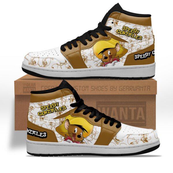 Tubopro Speedy Gonzales AJ1 High Sneakers Shoes For Men And Women