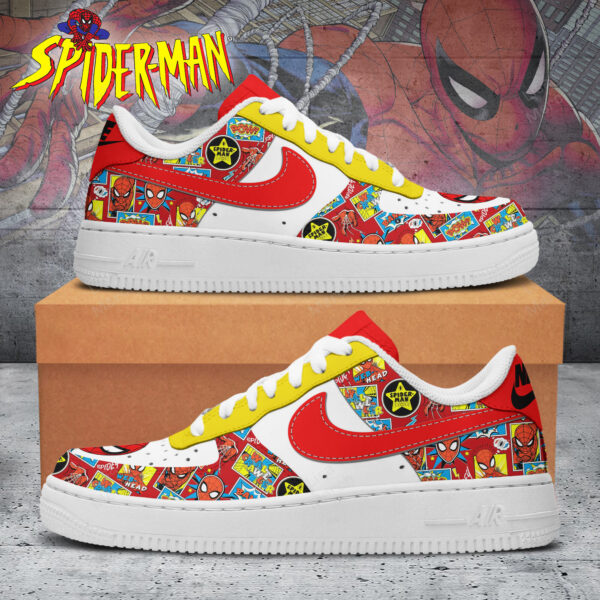 Tubopro Spider Man Air Low-Top Sneakers Shoes For Men And Women - Image 3