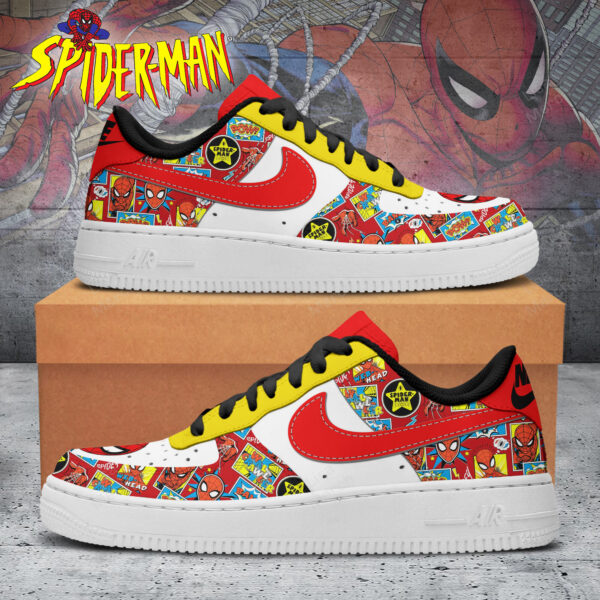 Tubopro Spider Man Air Low-Top Sneakers Shoes For Men And Women