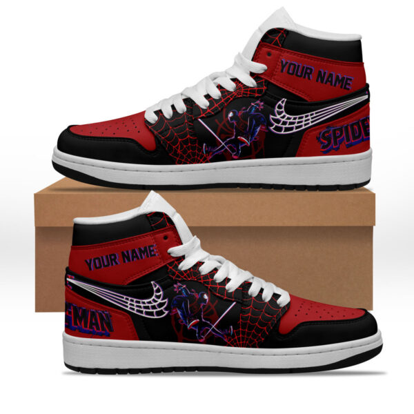 Tubopro Spider Man AJ1 High Sneakers Shoes For Men And Women