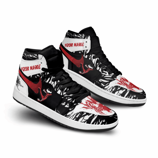 Tubopro Spider Man AJ1 High Sneakers Shoes For Men And Women - Image 2