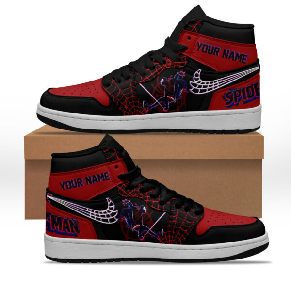 Tubopro Spider Man AJ1 High Sneakers Shoes For Men And Women