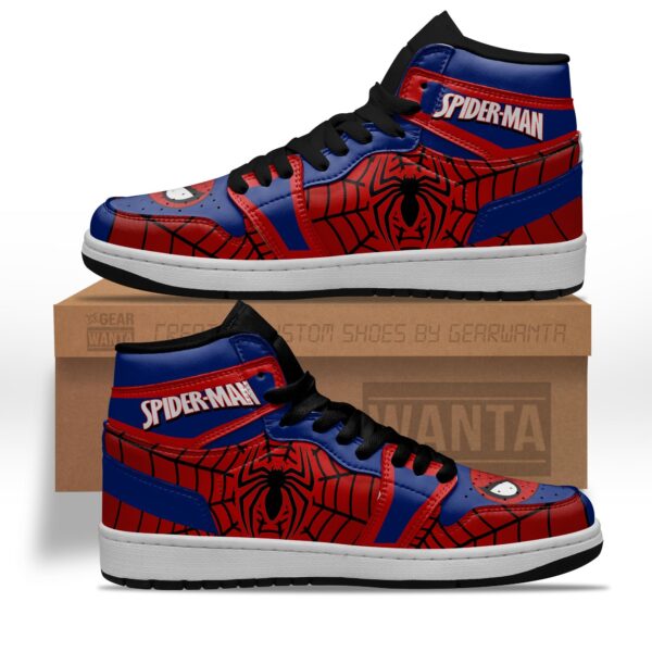 Tubopro Spider-Man AJ1 High Sneakers Shoes For Men And Women