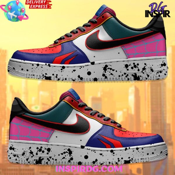 Tubopro Spider Verse Collage Air Low-Top Sneakers Shoes For Men And Women