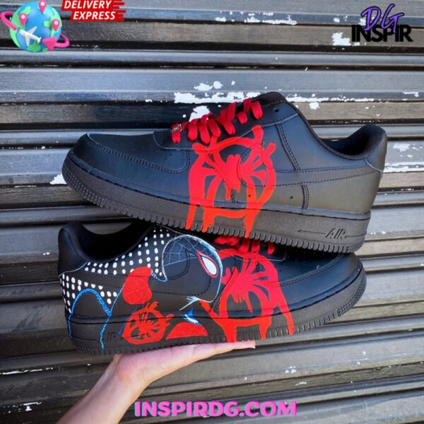 Tubopro Spiderman Air Low-Top Sneakers Shoes For Men And Women - Image 5