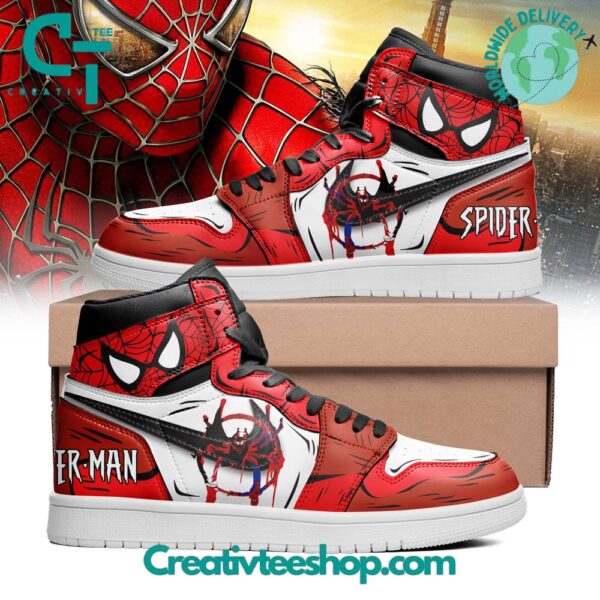 Tubopro Spiderman AJ1 High Sneakers Shoes For Men And Women