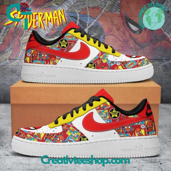 Tubopro Spiderman Star Air Low-Top Sneakers Shoes For Men And Women