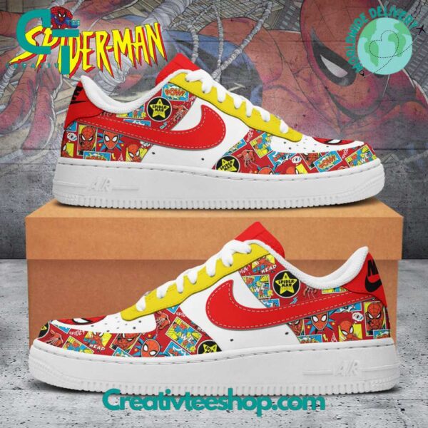 Tubopro Spiderman Star Air Low-Top Sneakers Shoes For Men And Women - Image 3