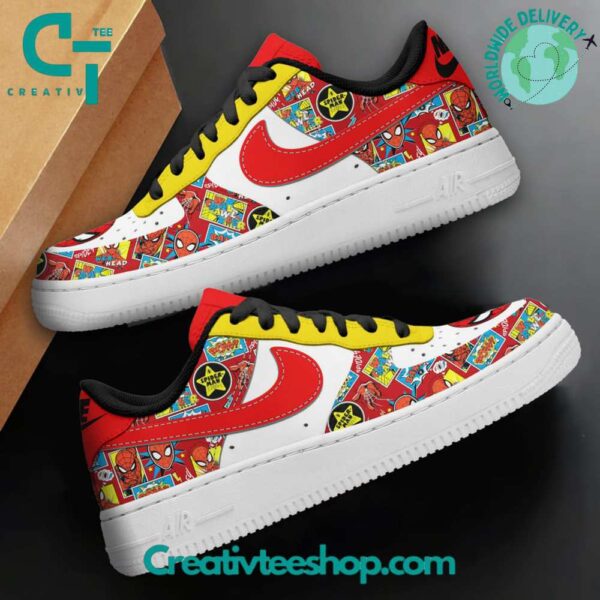 Tubopro Spiderman Star Air Low-Top Sneakers Shoes For Men And Women - Image 2