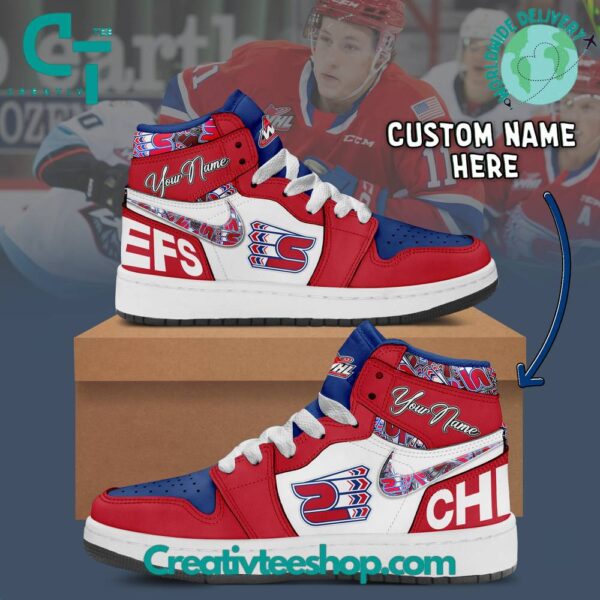 Tubopro Spokane Chiefs AJ1 High Sneakers Shoes For Men And Women