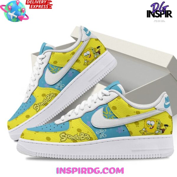 Tubopro SpongeBob Air Low-Top Sneakers Shoes For Men And Women - Image 2