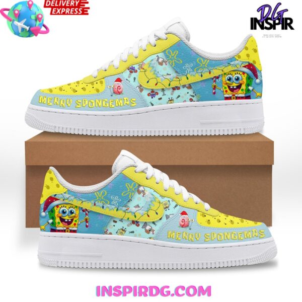 Tubopro SpongeBob Air Low-Top Sneakers Shoes For Men And Women - Image 2