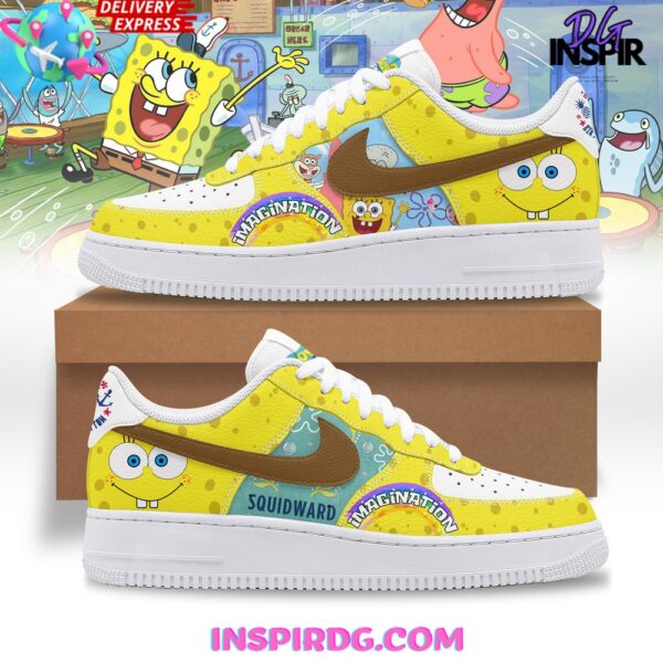 Tubopro SpongeBob Air Low-Top Sneakers Shoes For Men And Women