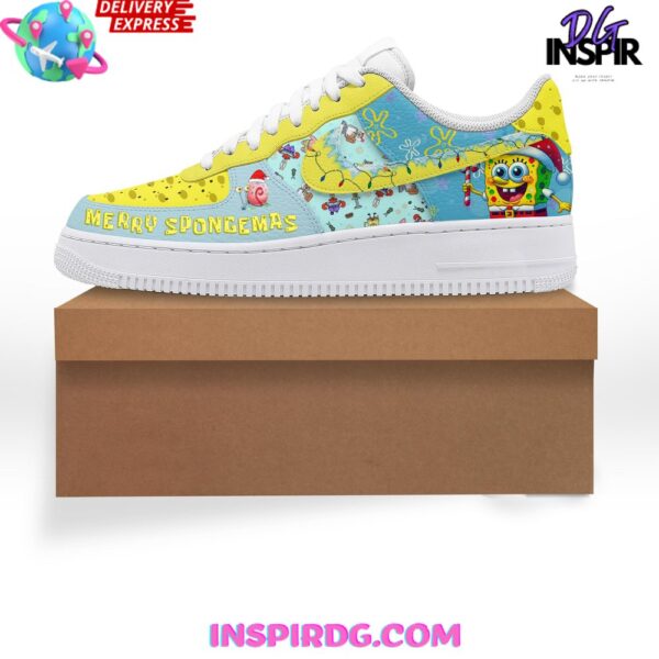 Tubopro SpongeBob Air Low-Top Sneakers Shoes For Men And Women - Image 4