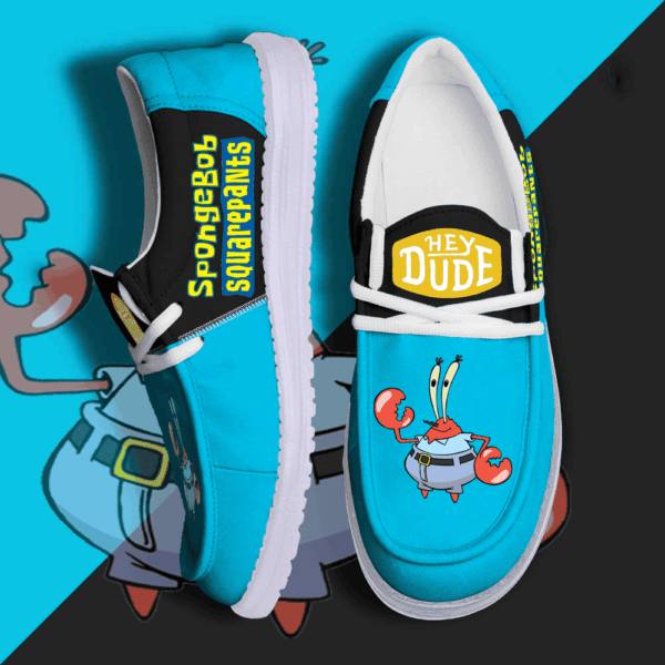 Tubopro SpongeBob SquarePants Personalized Hey Dude Shoes For Men And Women