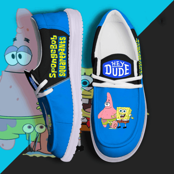 Tubopro SpongeBob SquarePants Personalized Hey Dude Shoes For Men And Women